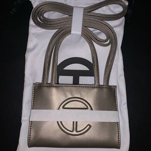 Telfar Bronze Small Shopping Bag